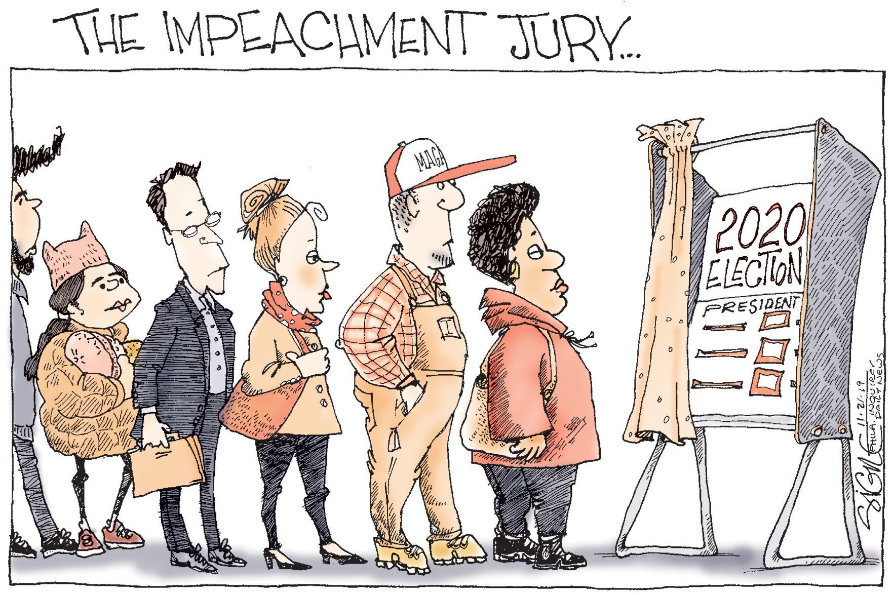 Signe Wilkinson cartoon